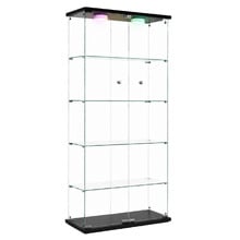 Lirra 5 Tier Display Cabinet with LED